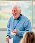 Michel Poulain op het Blue Zone Festival 2024